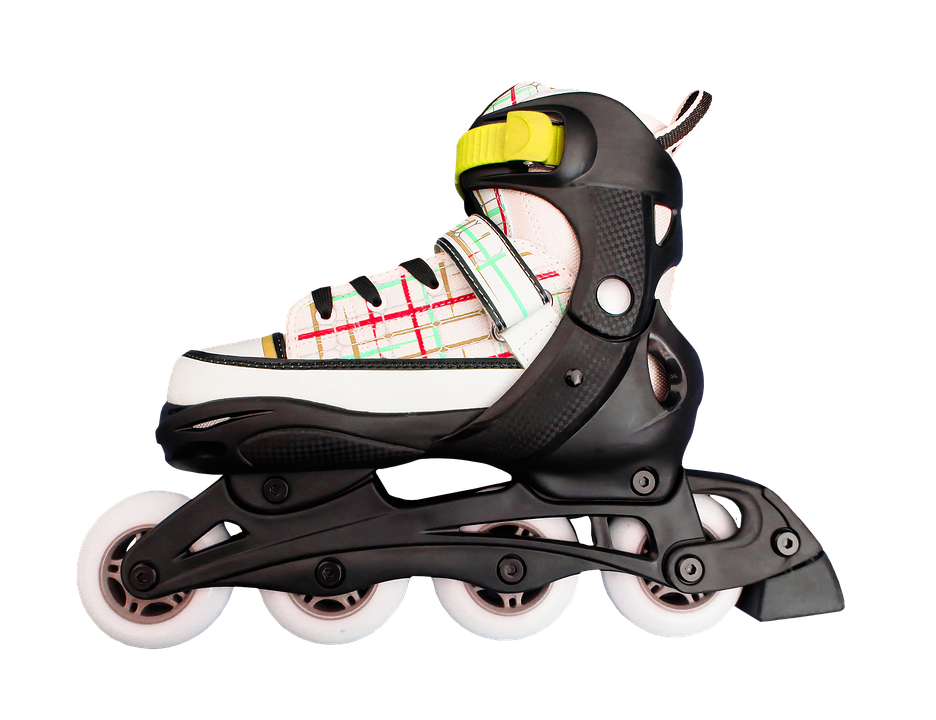 Inline Skate Side View PNG