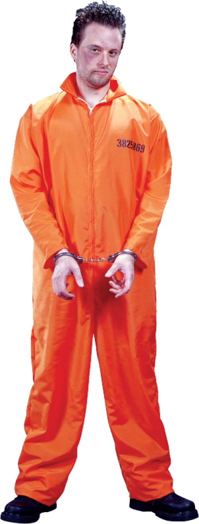 Inmatein Orange Jumpsuit PNG