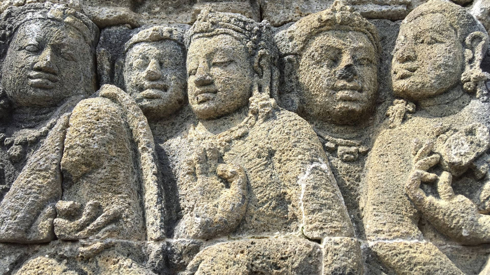 Inner Wall Of Borobudur Picture
