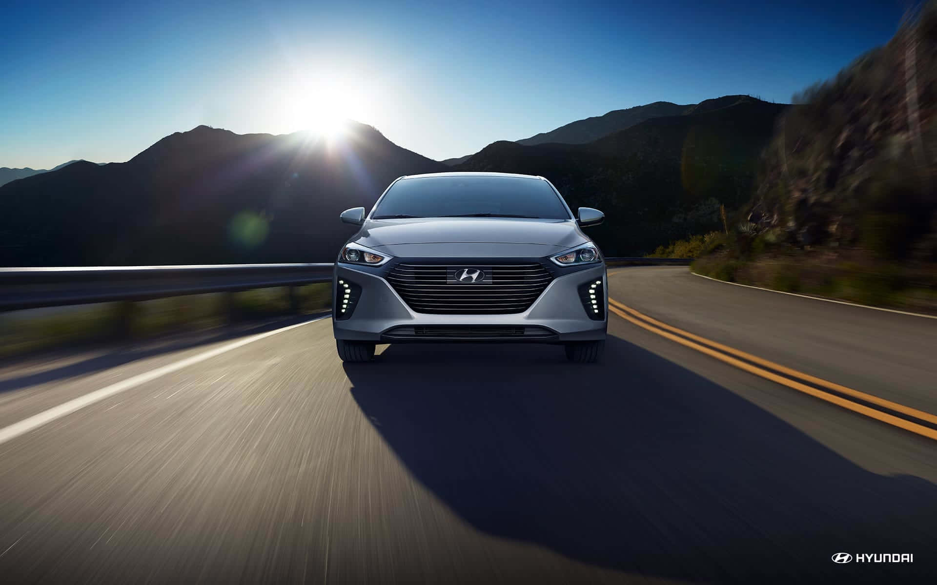 Innovative Style - Hyundai Ioniq Electric Car Wallpaper