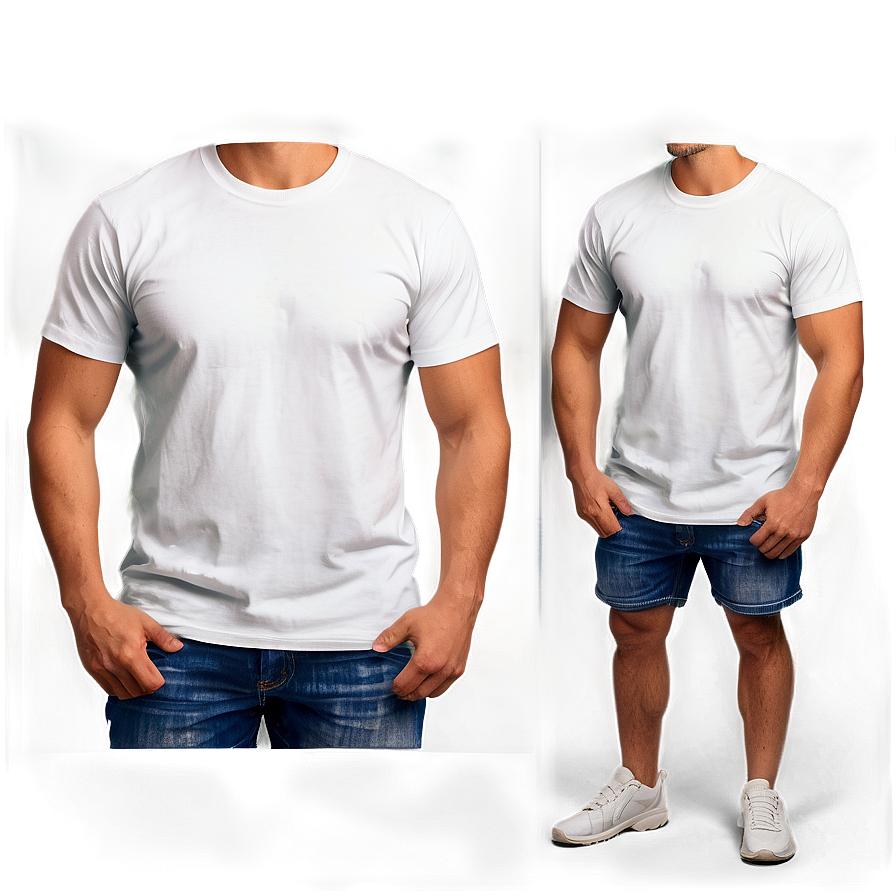 Innovative White T-shirt Mockup Png Fwj1 PNG