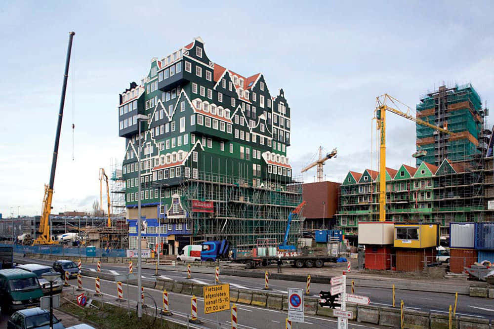 Hotelinntel Zaandam En Construcción Fondo de pantalla