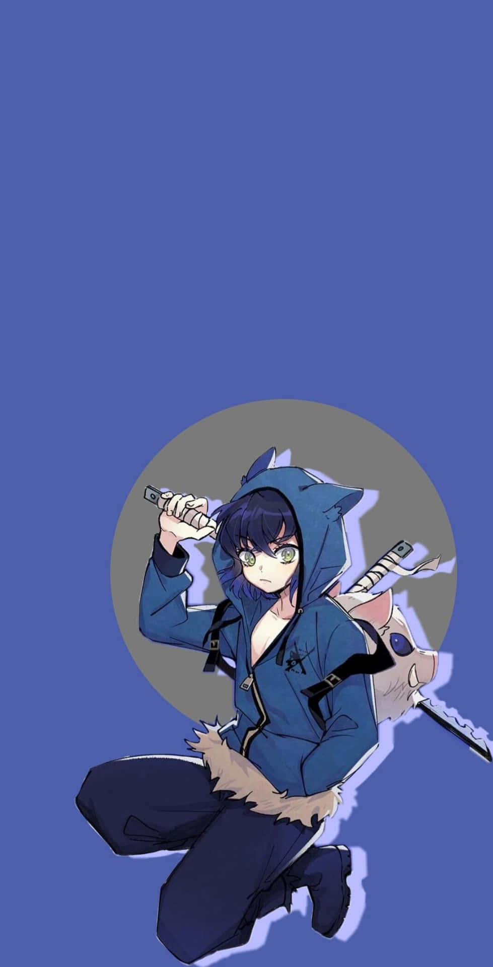 Inosukein Blue Aesthetic Wallpaper