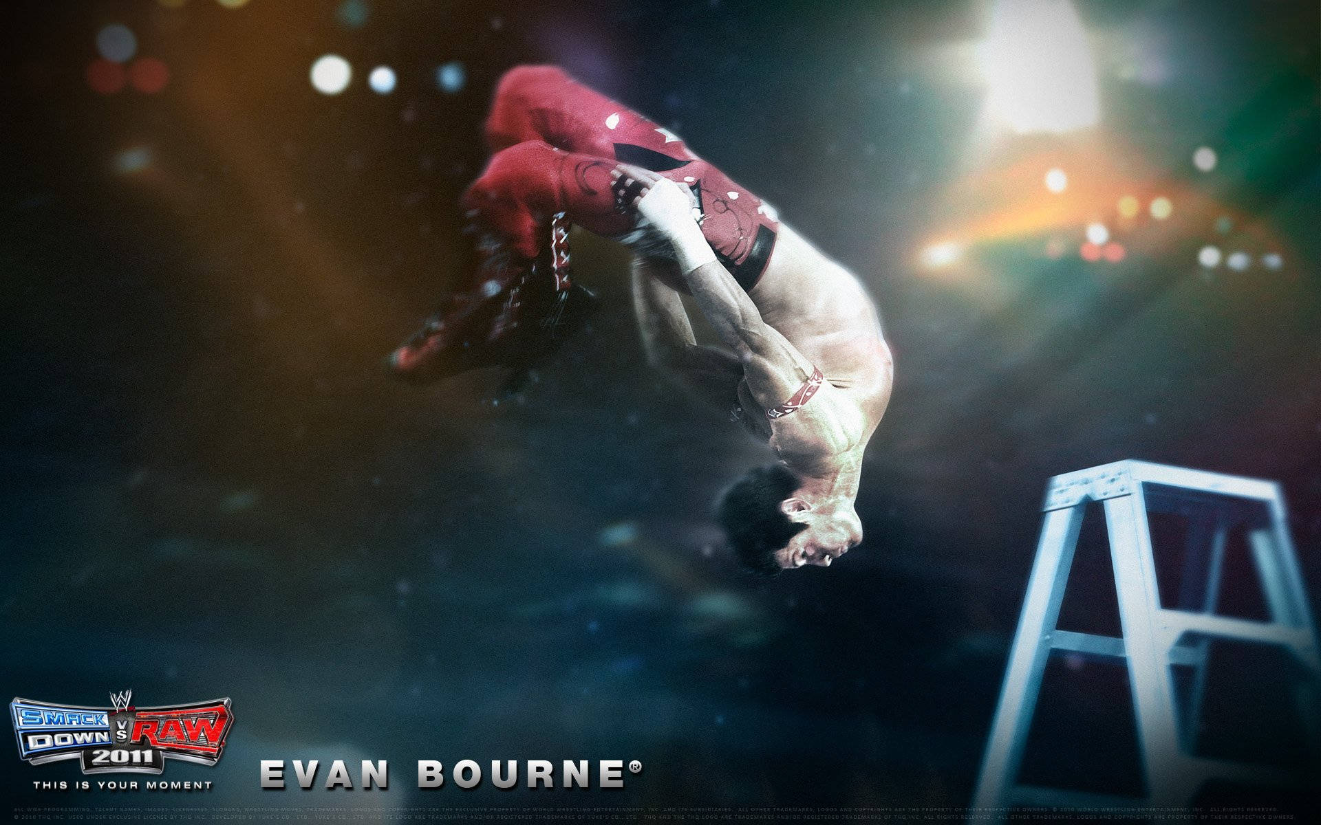 "Take Wrestling to the Next Level with a Jaw-Dropping Backflip" Wallpaper