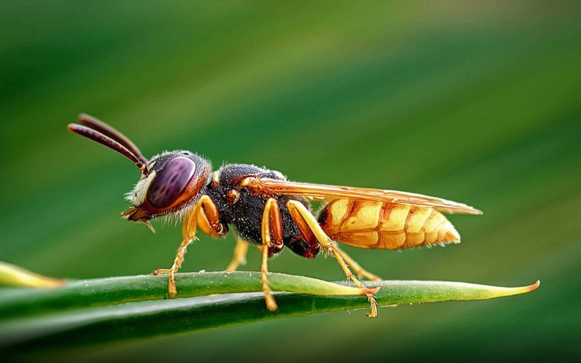 Insekt flyver med korte vinger Wallpaper