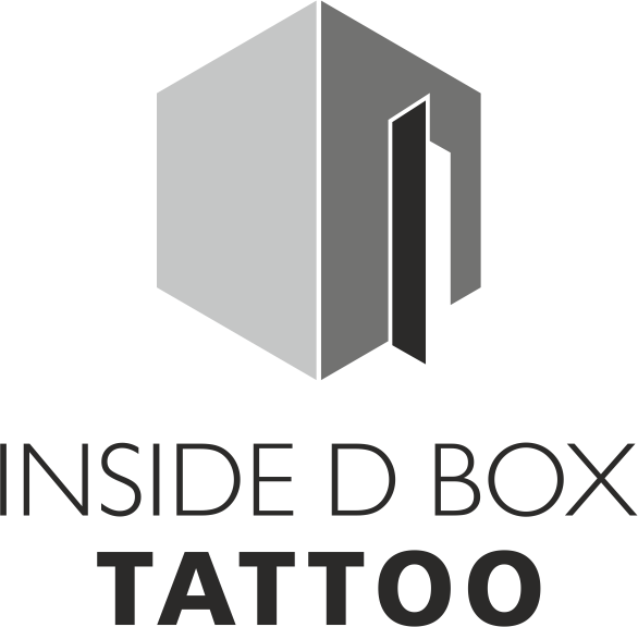 Inside Box Tattoo Logo Design PNG