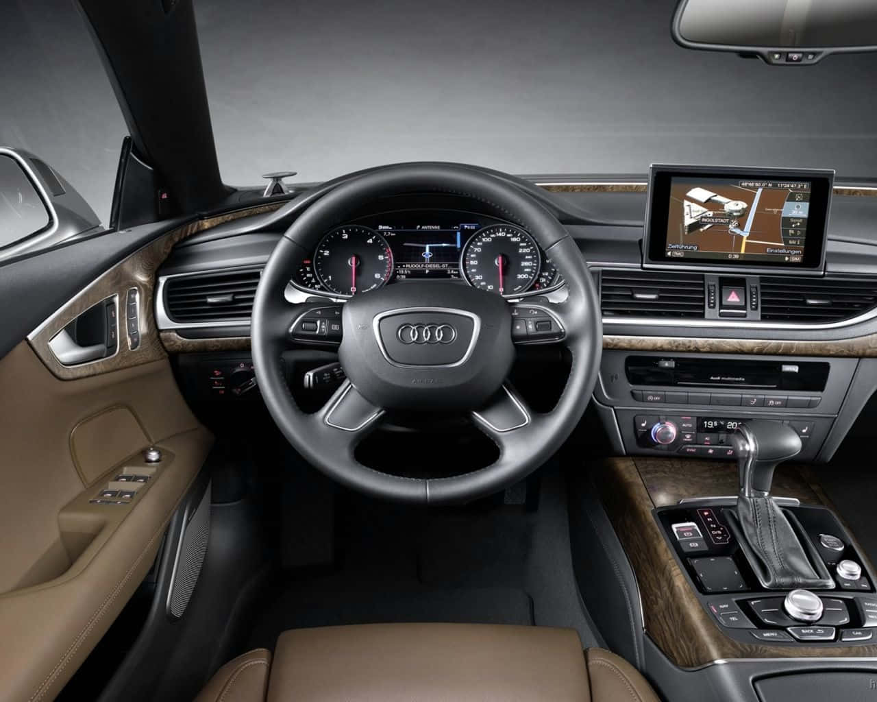 The Interior Of The Audi S6