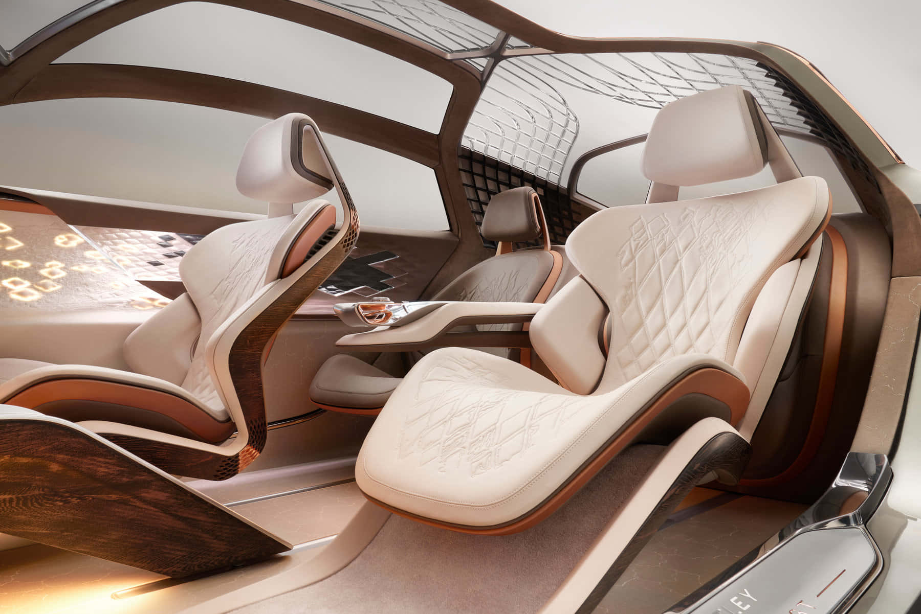Conceptode Interior Del Mercedes-benz Clase C Fondo de pantalla