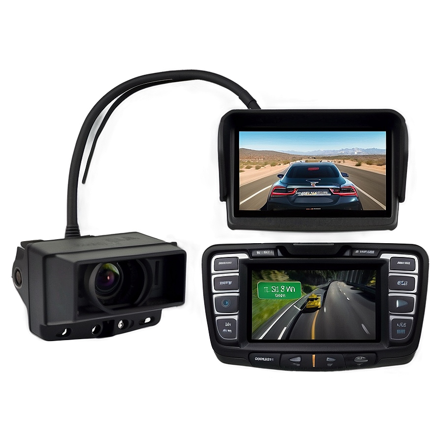 Inside Car Backup Camera Display Png 06252024 PNG