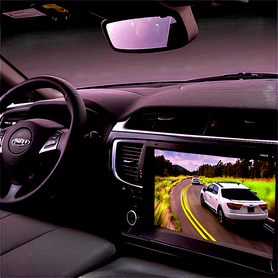 Inside Car Backup Camera Display Png Mab PNG