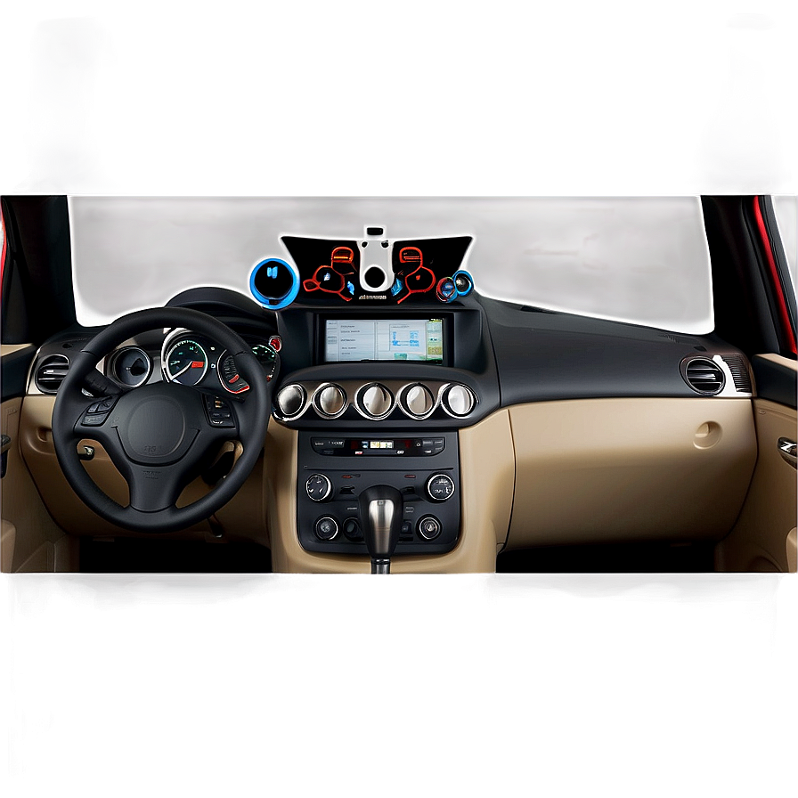 Inside Car Control Panel Png 06252024 PNG