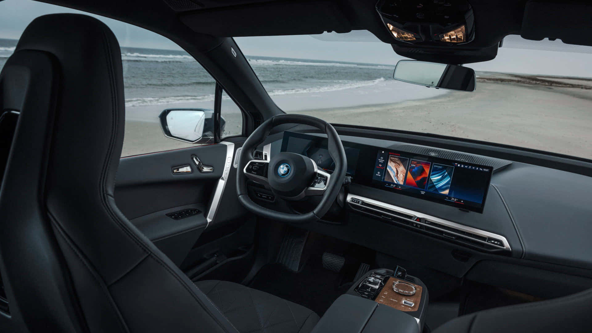 Indersiden af en BMW X3 Wallpaper