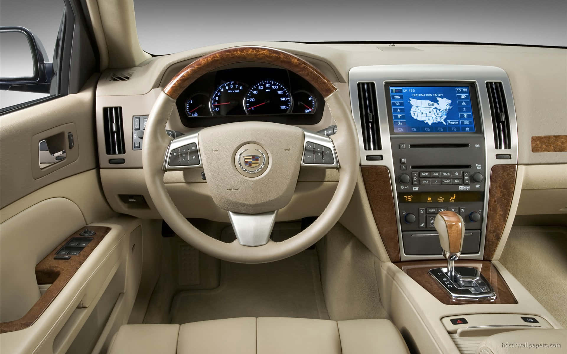 A Modern Car Interior With Comfort and Style Wallpaper