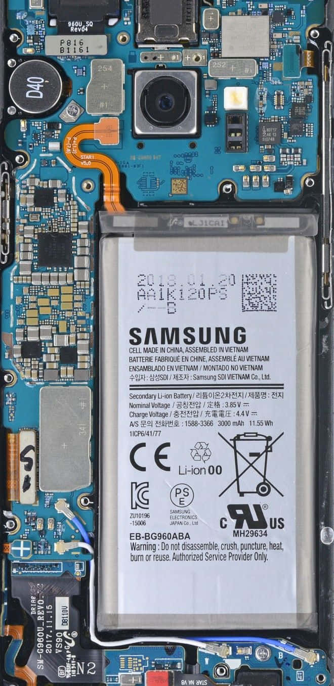 Samsung Galaxy S5 Motherboard Wallpaper