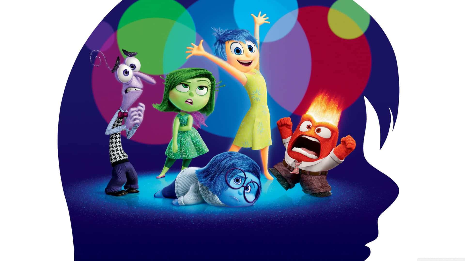 Inside Out Emoties Karakters Achtergrond