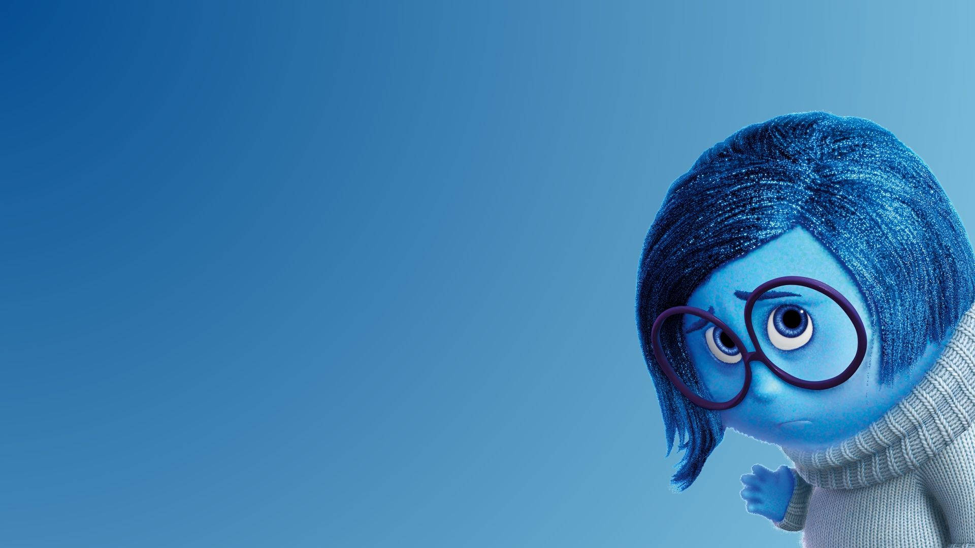 Insideout Traurigkeit Pixar Wallpaper