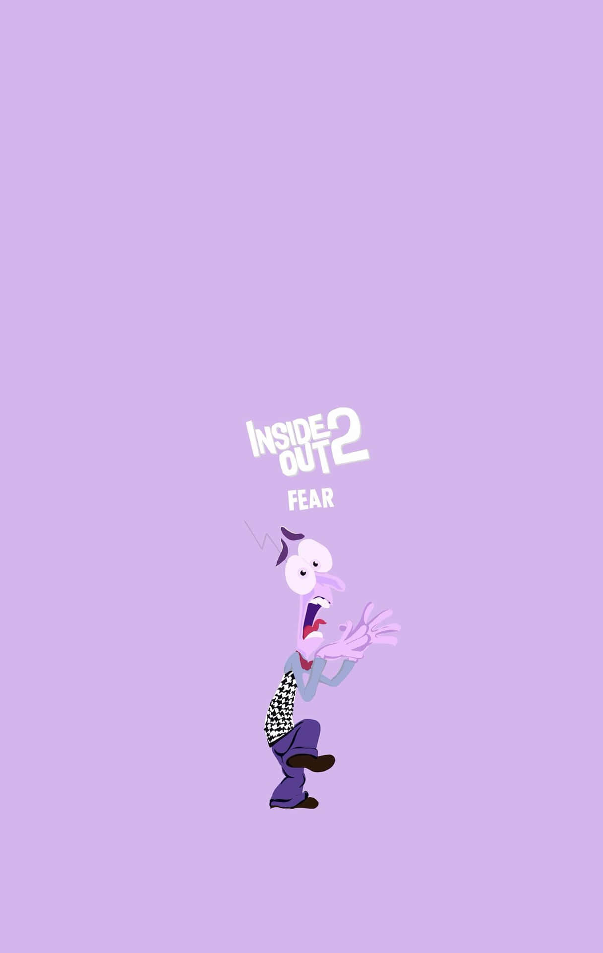 Inside Out2 Fear Character Wallpaper