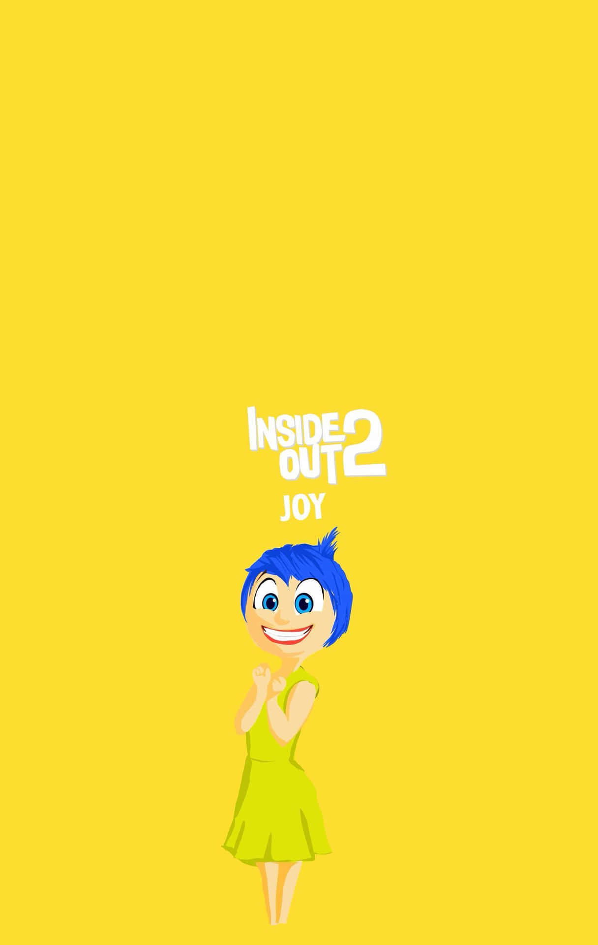 Inside Out2 Joy Character Promotion Wallpaper