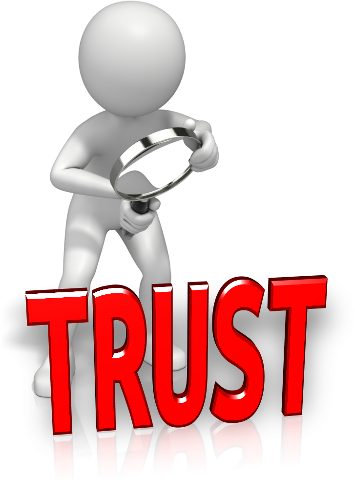 Inspecting Trust Concept PNG