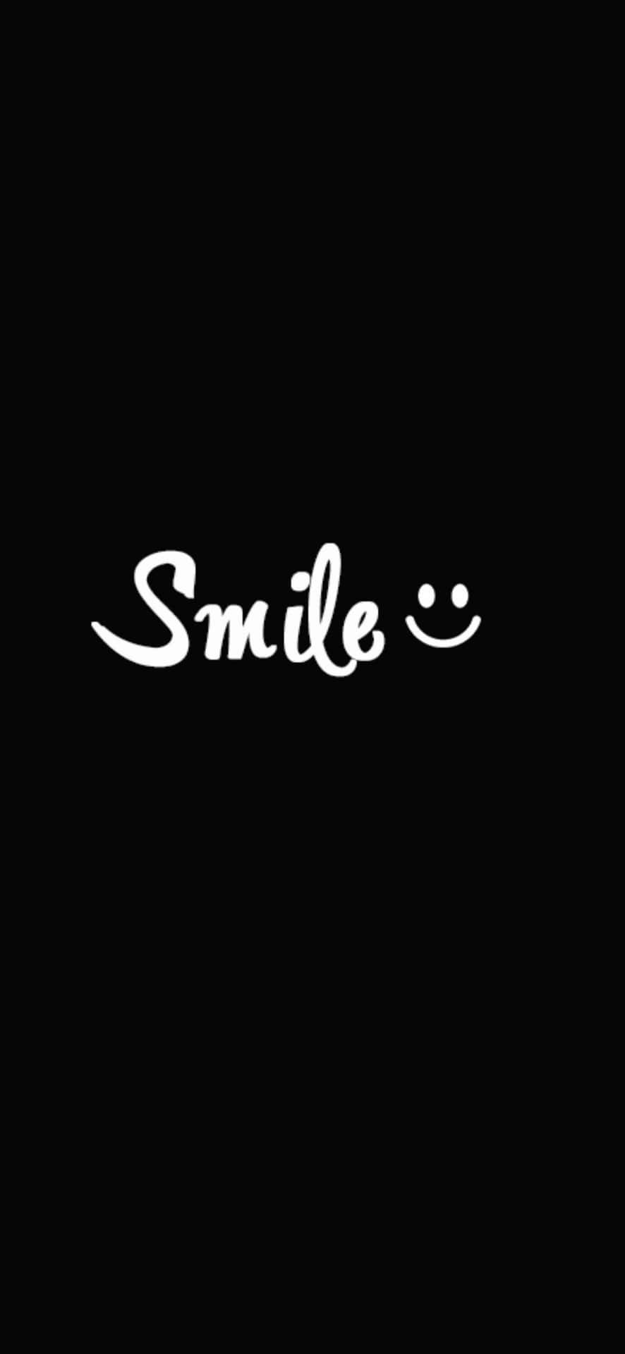 Smile на черном фоне