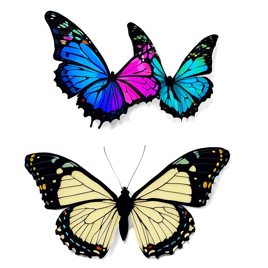 Download Inspirational Butterfly Outline Png Cin10 | Wallpapers.com