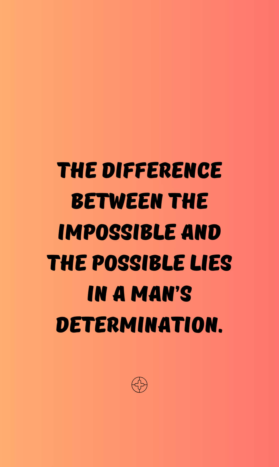 Inspirational Determination Quote Wallpaper