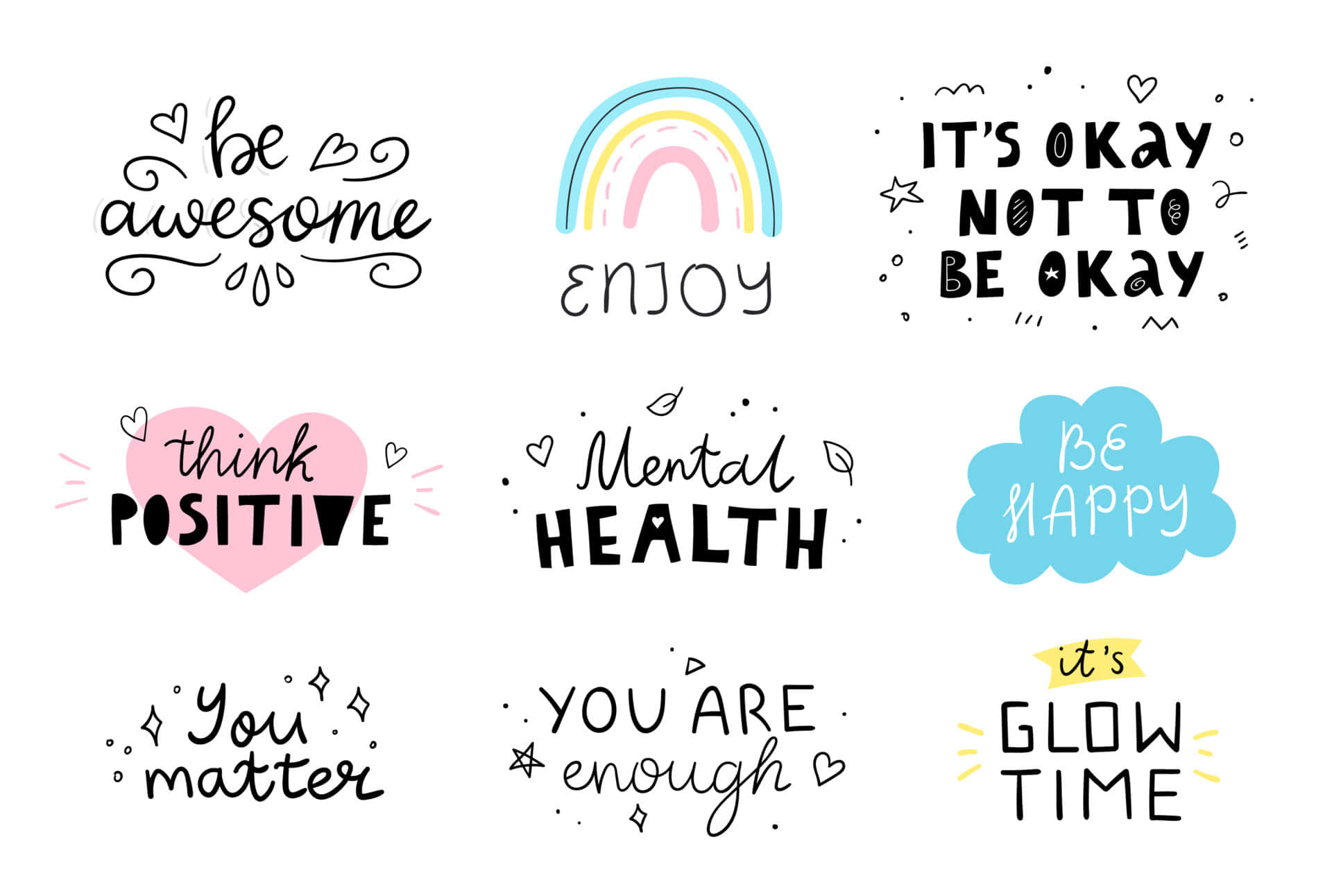 Inspirational Mental Health Quotes Wallpaper