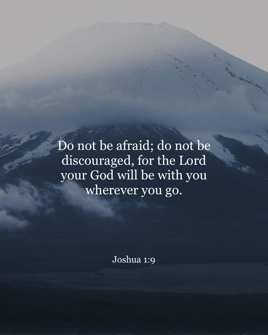 Inspirational Mountain Quote Joshua19 Wallpaper