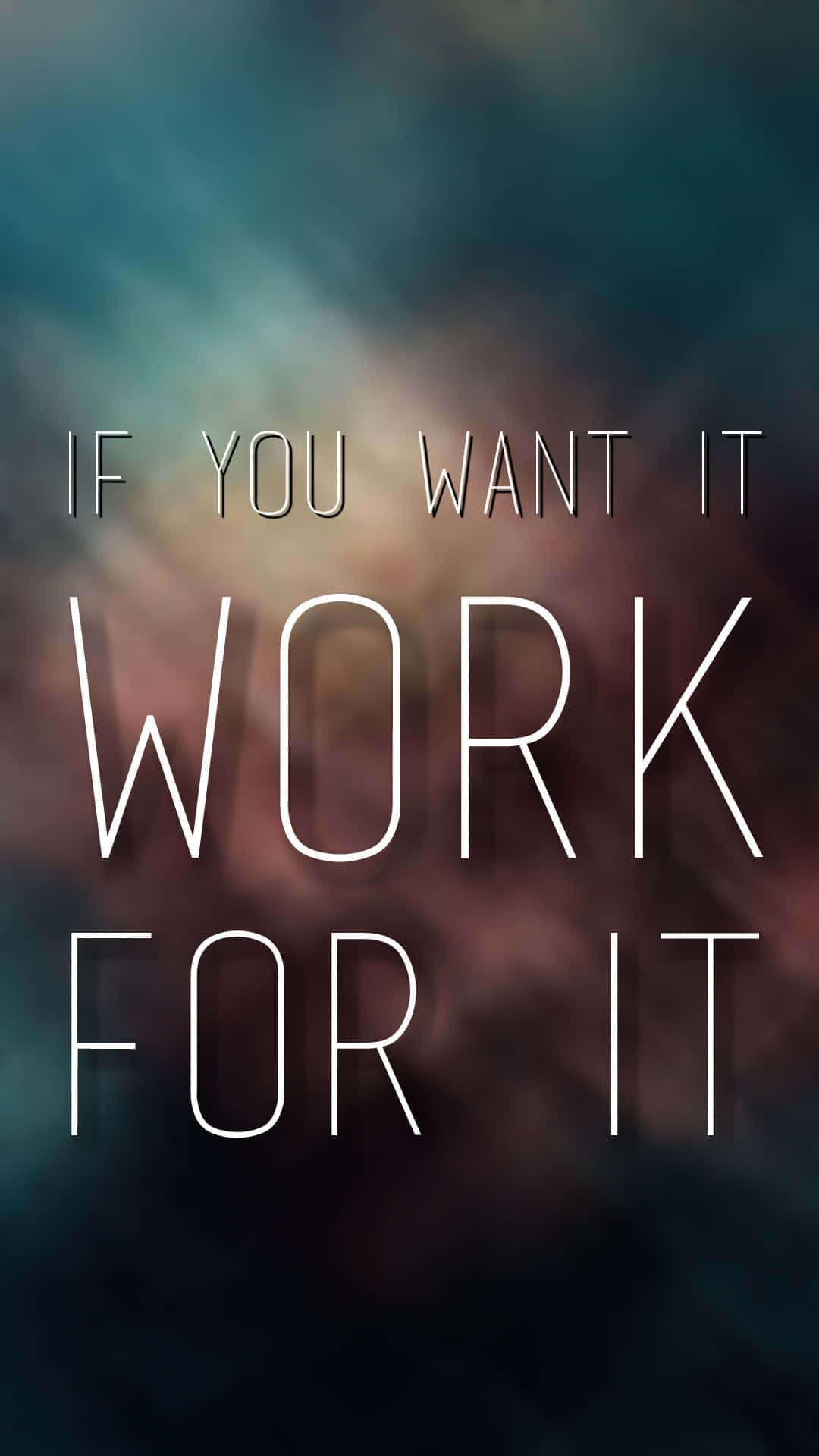If You Want It Work For It By Samantha Mccarthy
