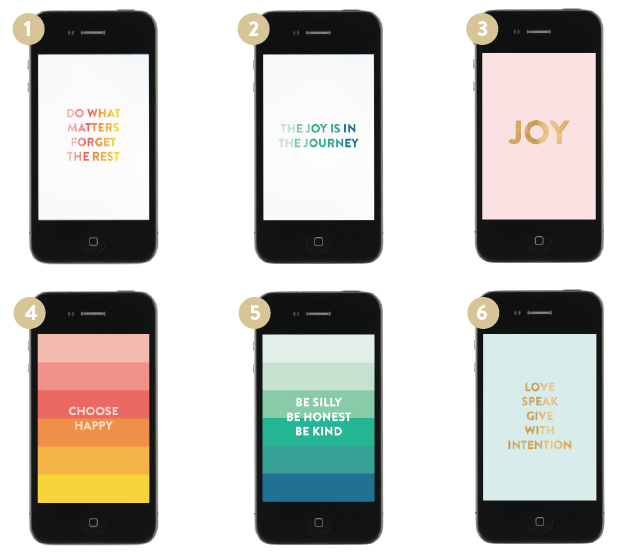 Inspirational Quotes Smartphone Screens PNG