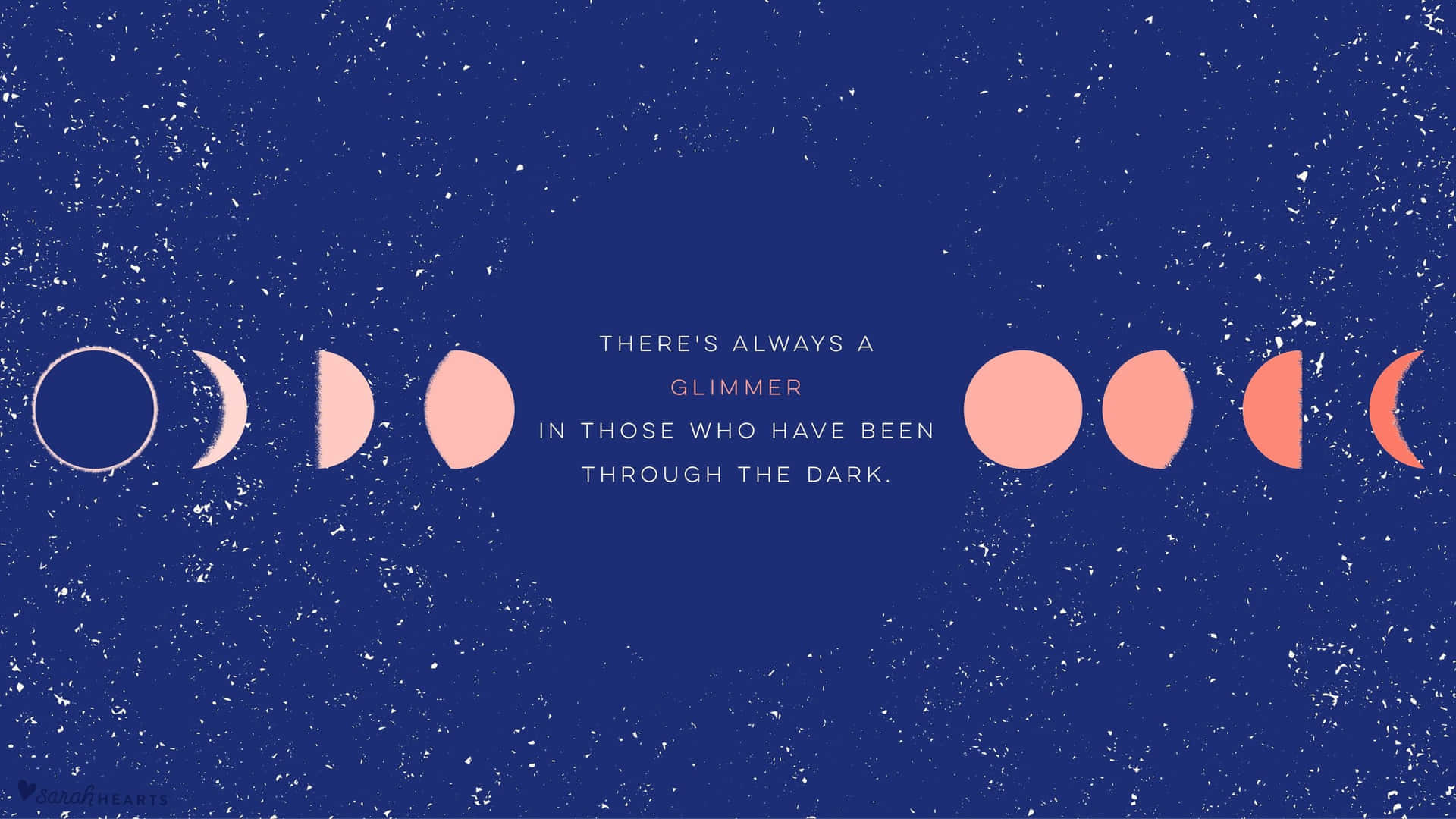 Inspirational_ Space_ Quote_ Phases_of_ Moon Wallpaper