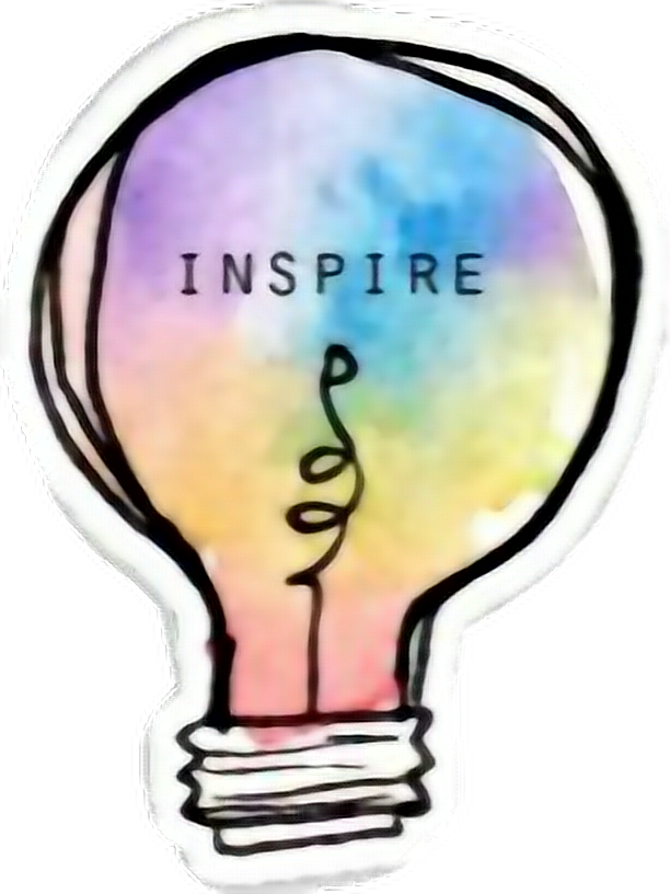 Inspire Lightbulb Idea Artwork PNG