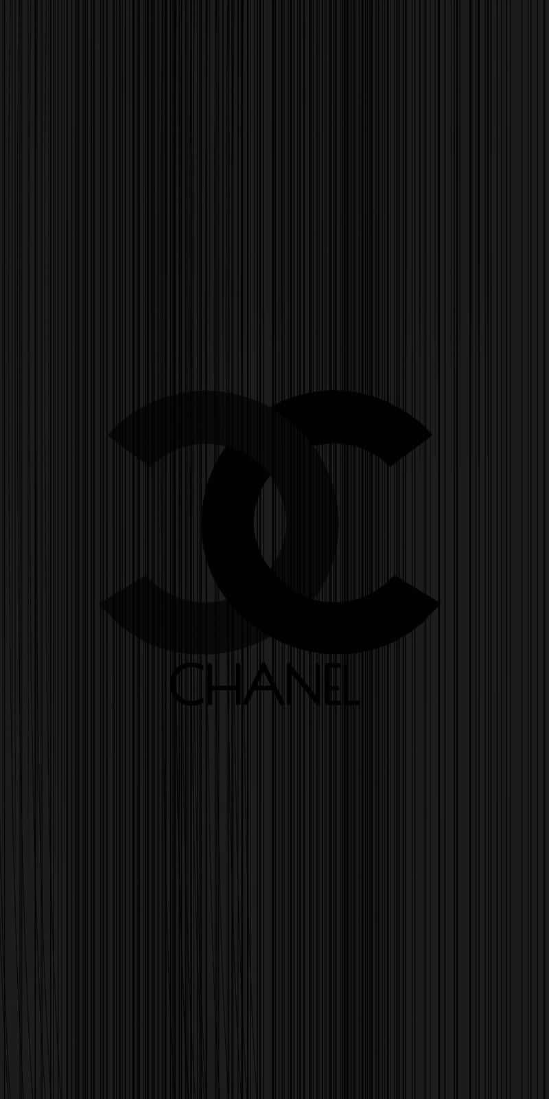 Chanel black wallpaper iPhone 7 screensever