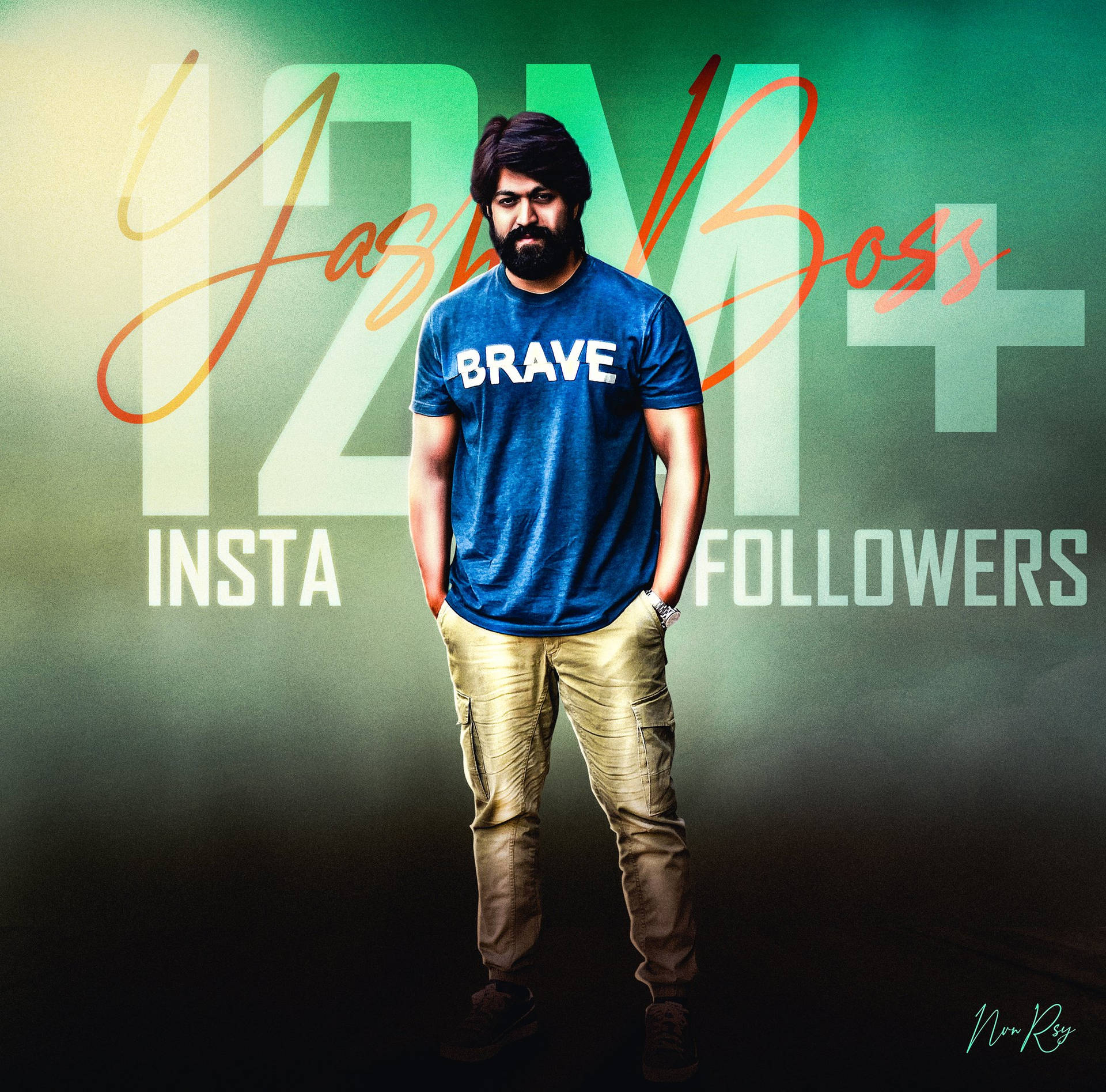 Instagramfollower Rocking Star Yash 4k Wallpaper