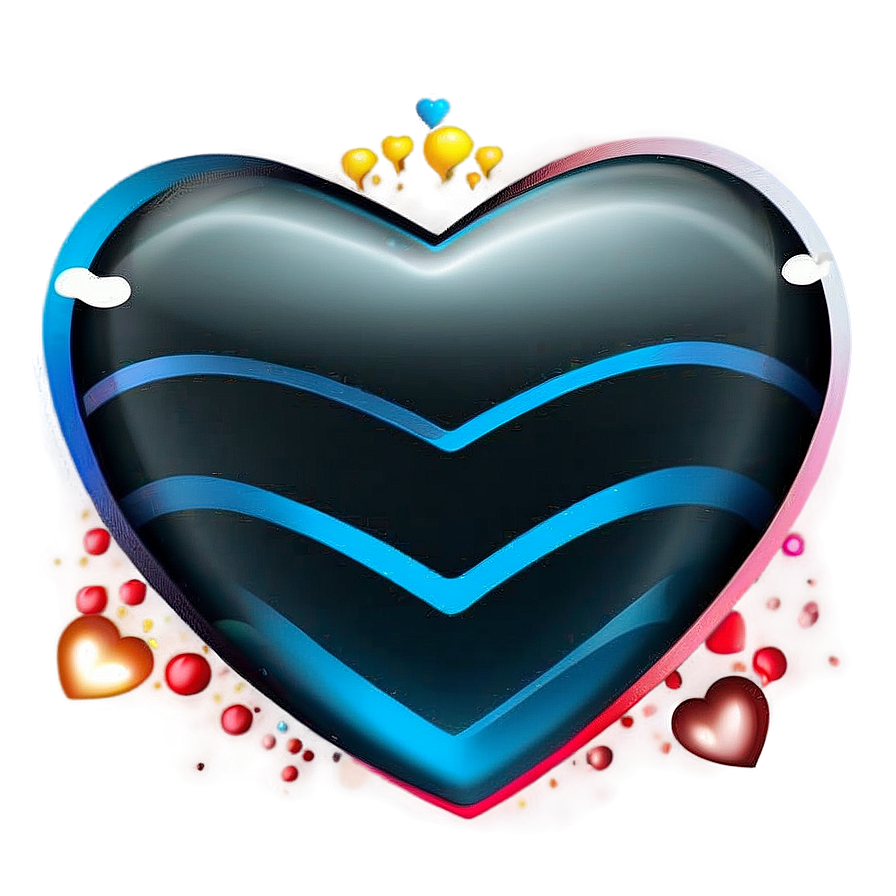 Instagram Heart Graphic Png 06212024 PNG