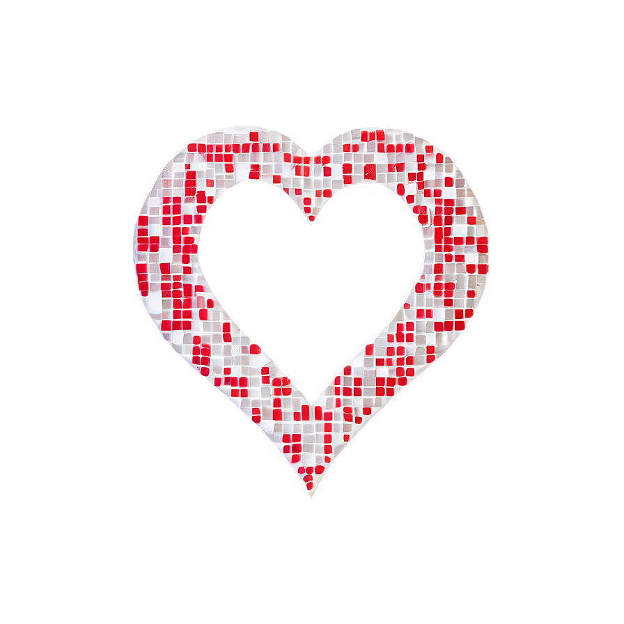 Instagram Heart Mosaic Png 06212024 PNG