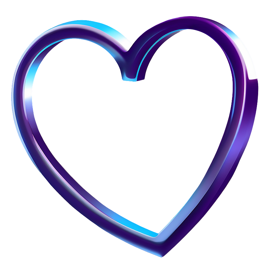 Instagram Heart Outline Png 06212024 PNG