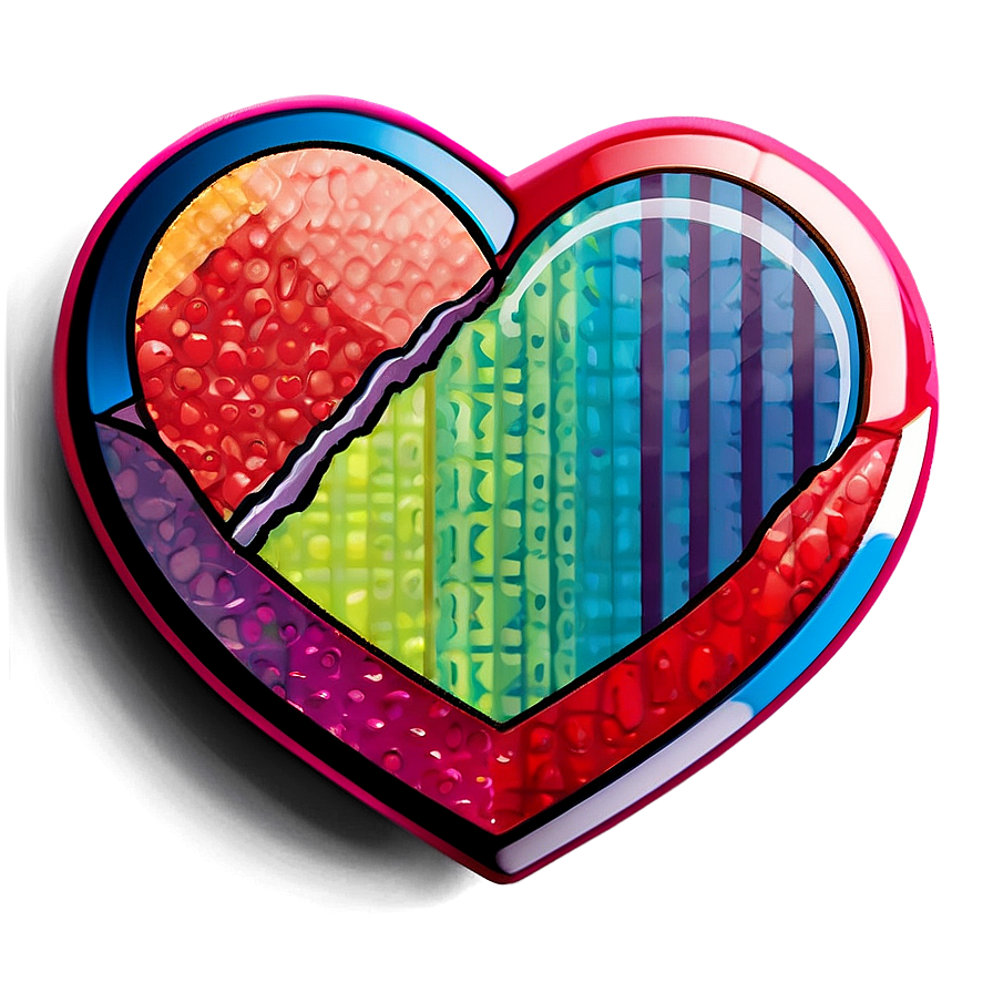 Instagram Heart Sticker Png 10 PNG