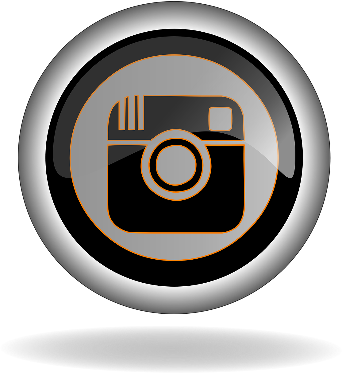 Instagram Icon Button PNG
