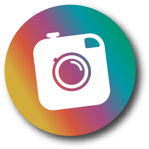 Instagram Icon Gradient Background PNG