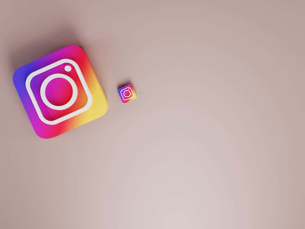 Iconosde Instagram En Imagen De Fondo Para Computadora O Móvil