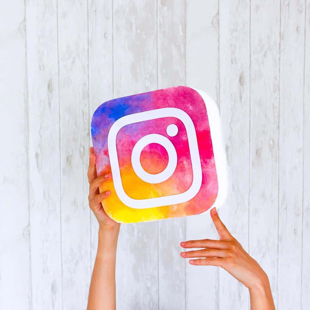 Imagende Logo De Instagram Colorido.