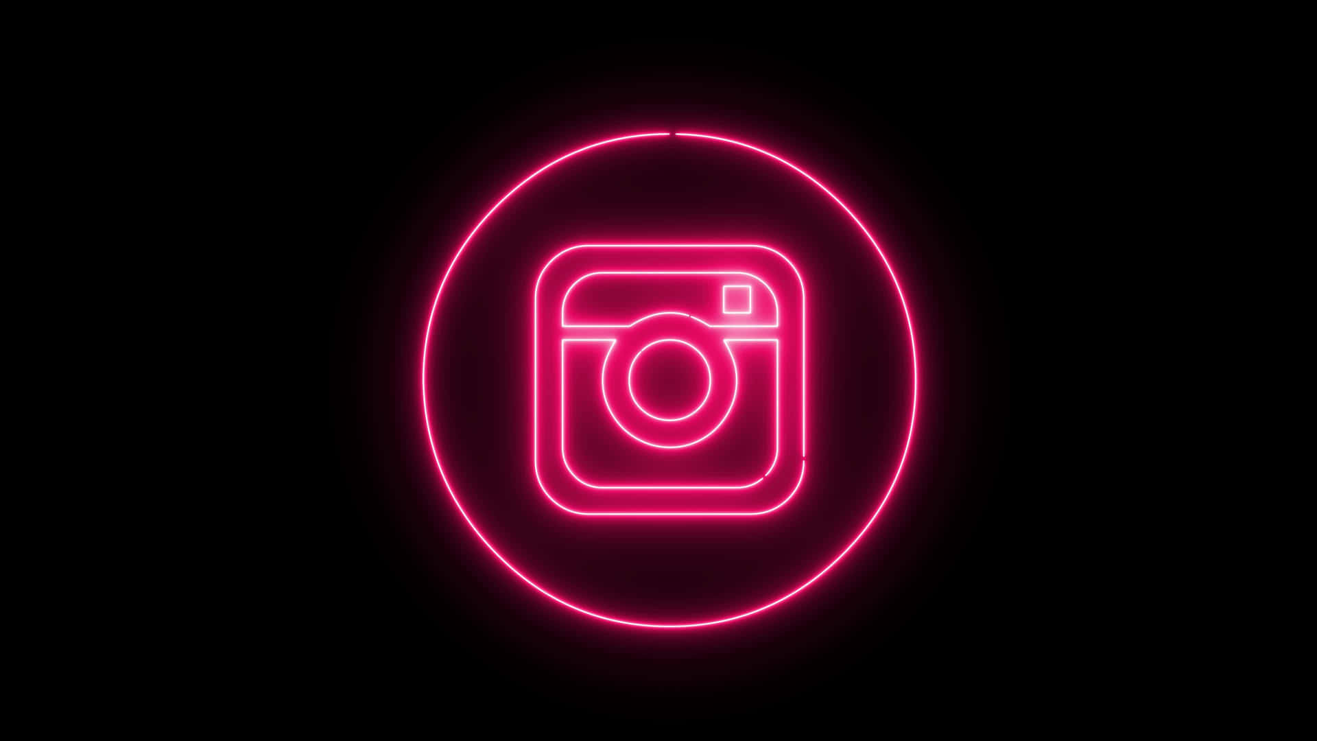 Imagende Ícono Del Logo De Instagram En Color Rosa
