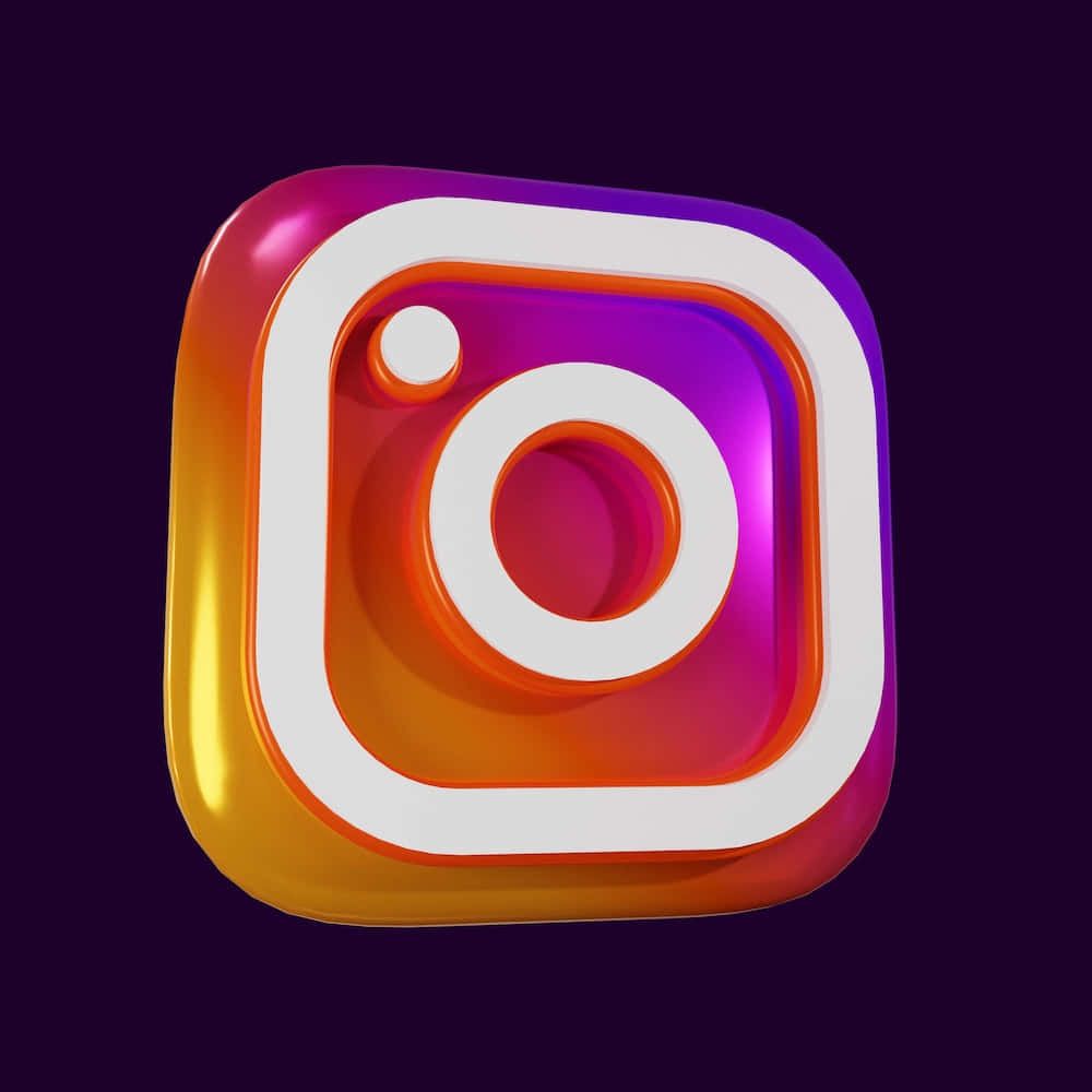 3D Instagram Logo Picture