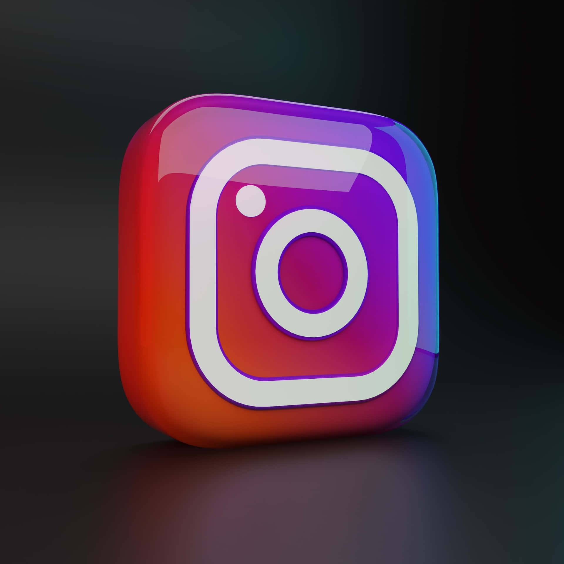 Imagendel Logotipo De Instagram En 3d