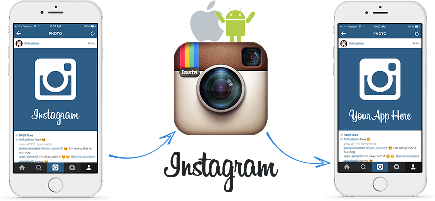 Instagram Promotion Graphic PNG
