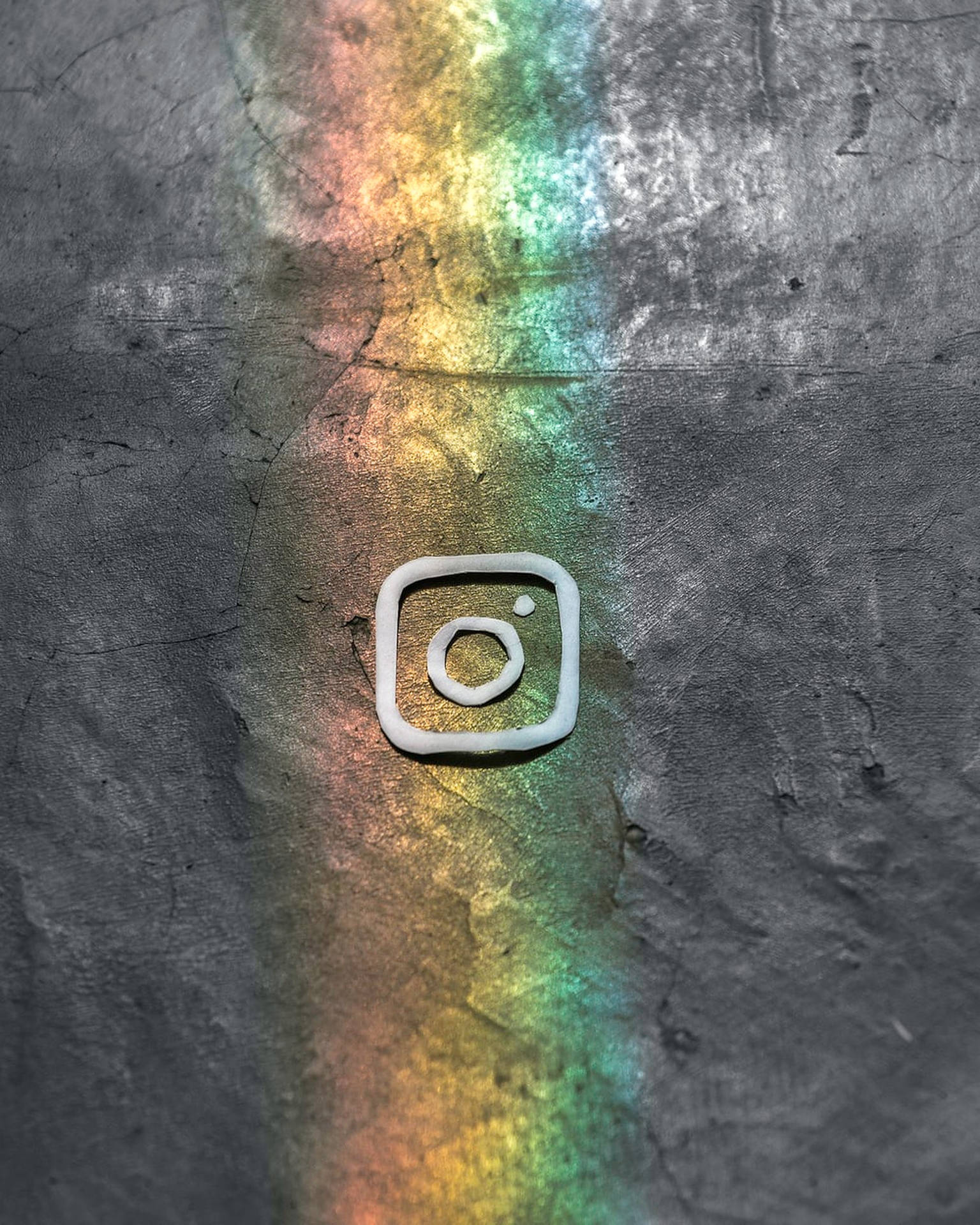 Instagram Rainbow Art Background