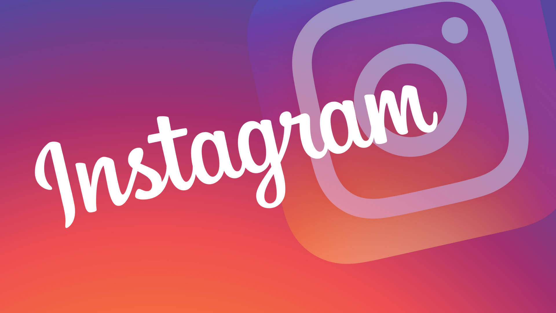 Instagram Social Media Logo Background