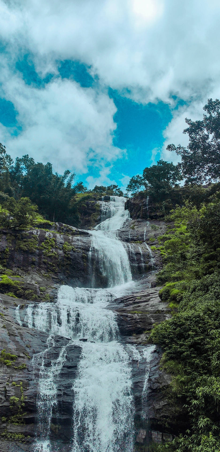 Instagram Story Cheeyappara Waterfall Background