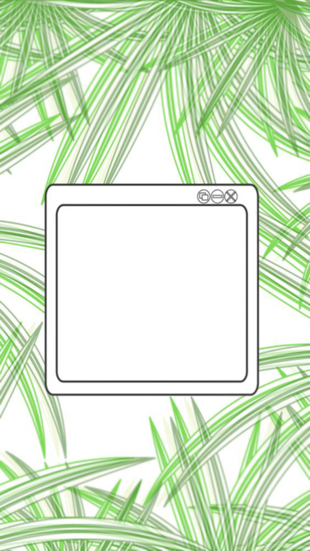 Instagram Story Tropical Template Design Background